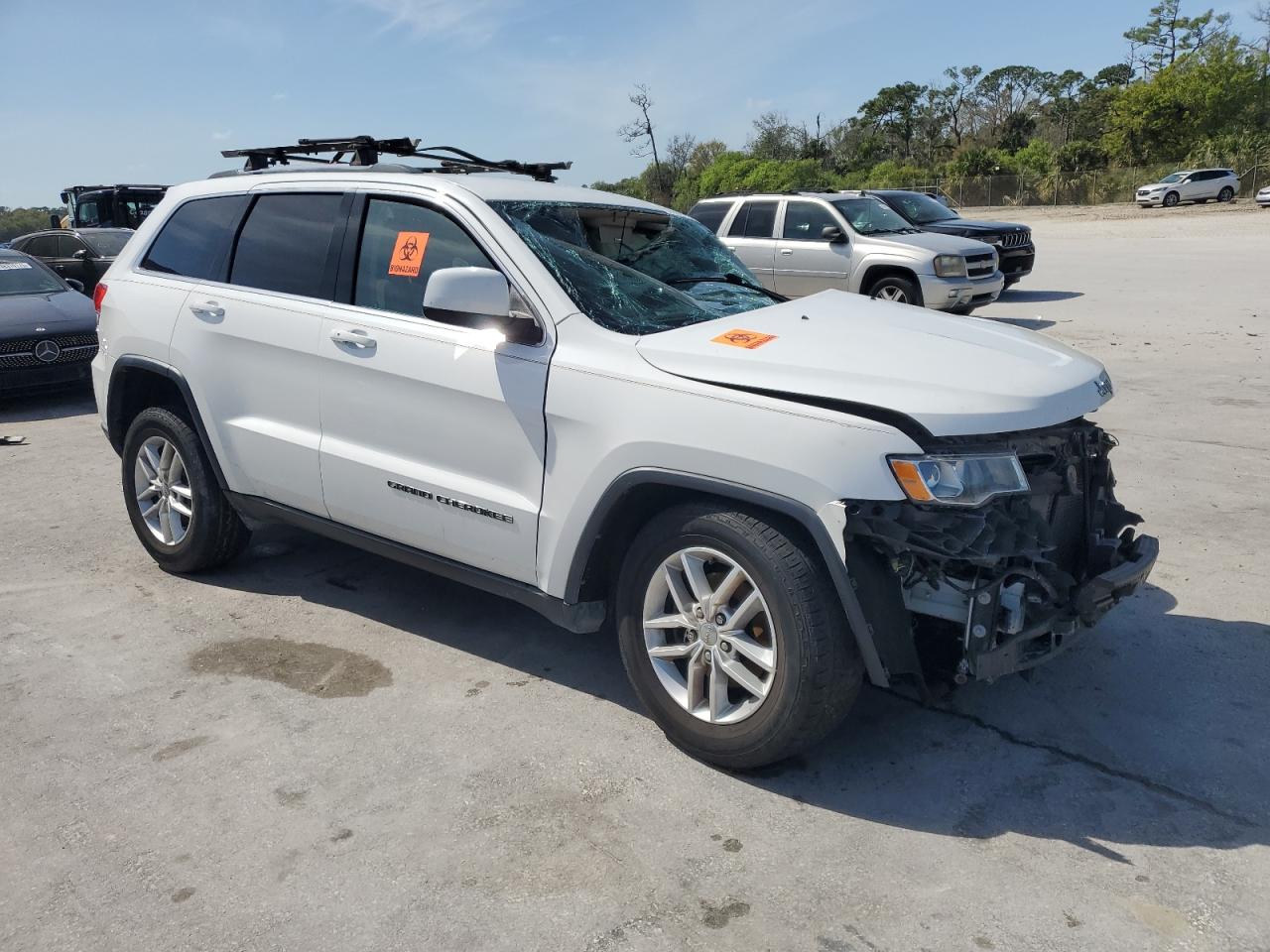 2017 Jeep Grand Cherokee VIN 1C4RJEAG9HC717441 Copart auction photo, side / front end damage thumbnail 4