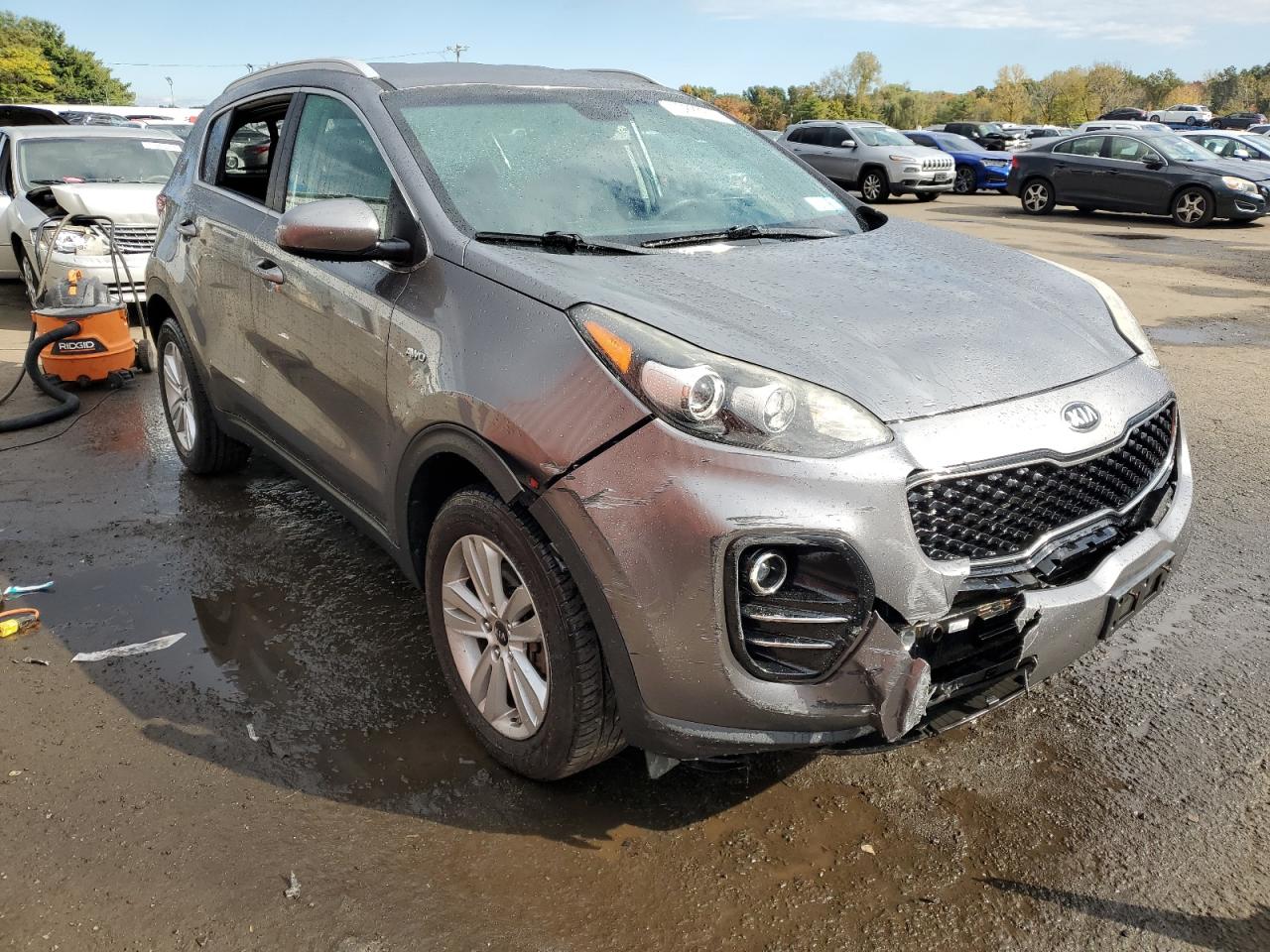 2017 KIA Sportage VIN KNDPMCAC8H7034560 Copart auction photo, side damage thumbnail 4