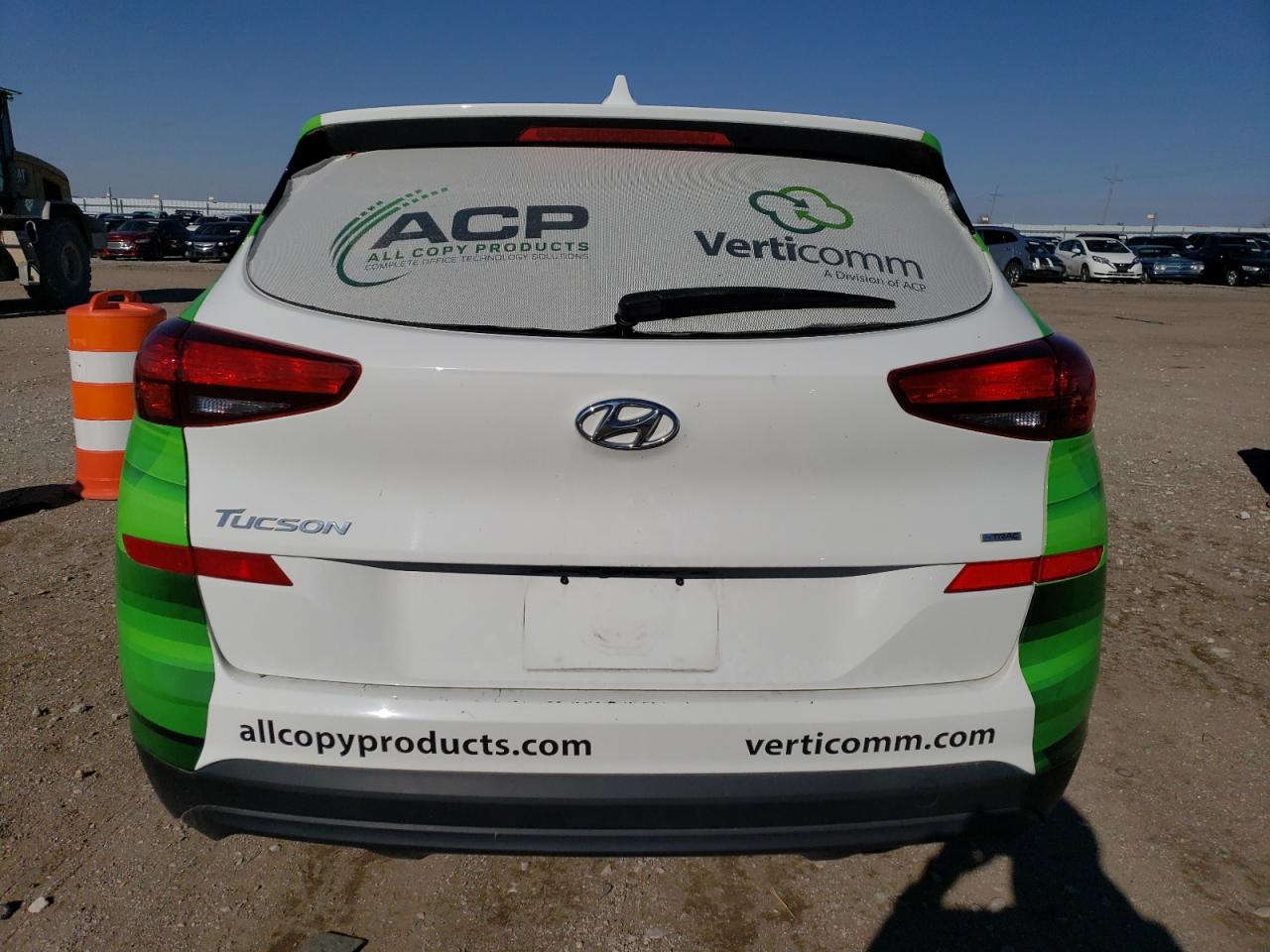 2020 Hyundai Tucson VIN KM8J2CA4XLU263221 Copart auction photo, side / front end damage thumbnail 6
