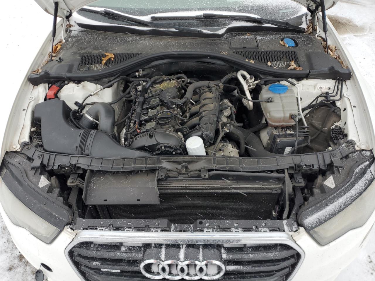 2014 Audi A6 VIN WAUDFAFCXEN065890 Copart auction photo, front end damage thumbnail 11