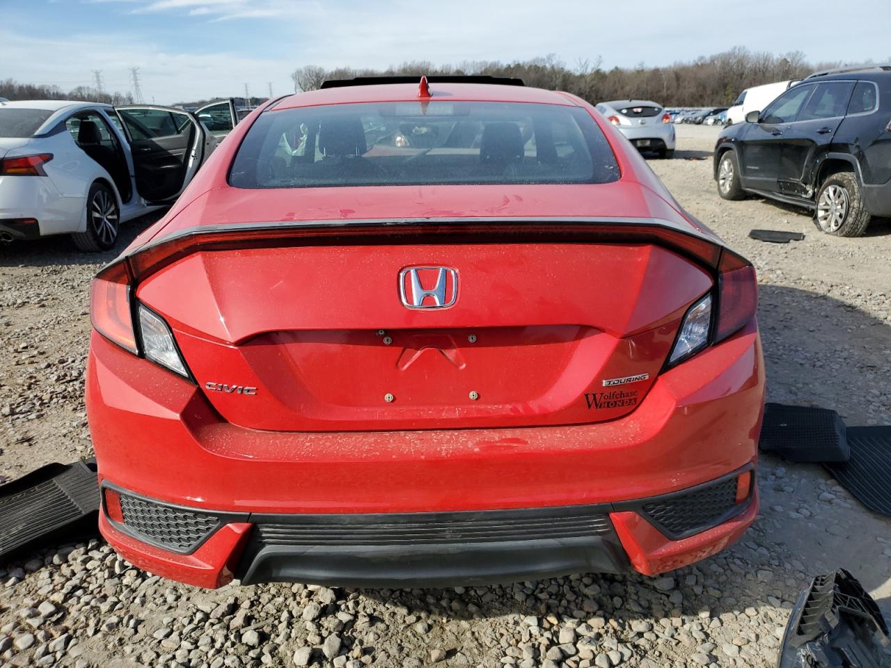 2019 Honda Civic VIN 2HGFC3B90KH353482 Copart auction photo, front end damage thumbnail 6