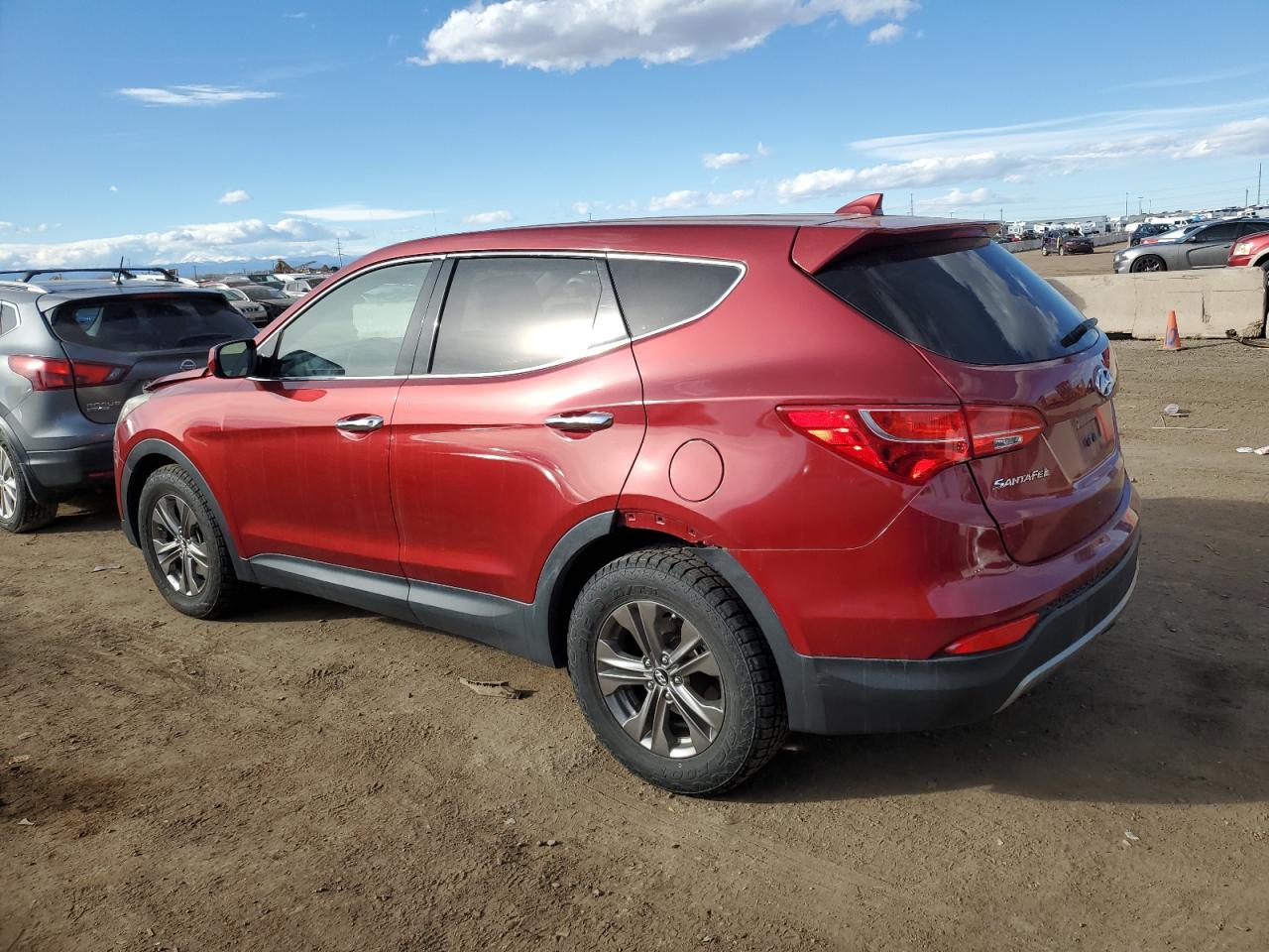 2013 Hyundai Santa Fe VIN 5XYZTDLB5DG104695 Copart auction photo, front end / mechanical damage thumbnail 2