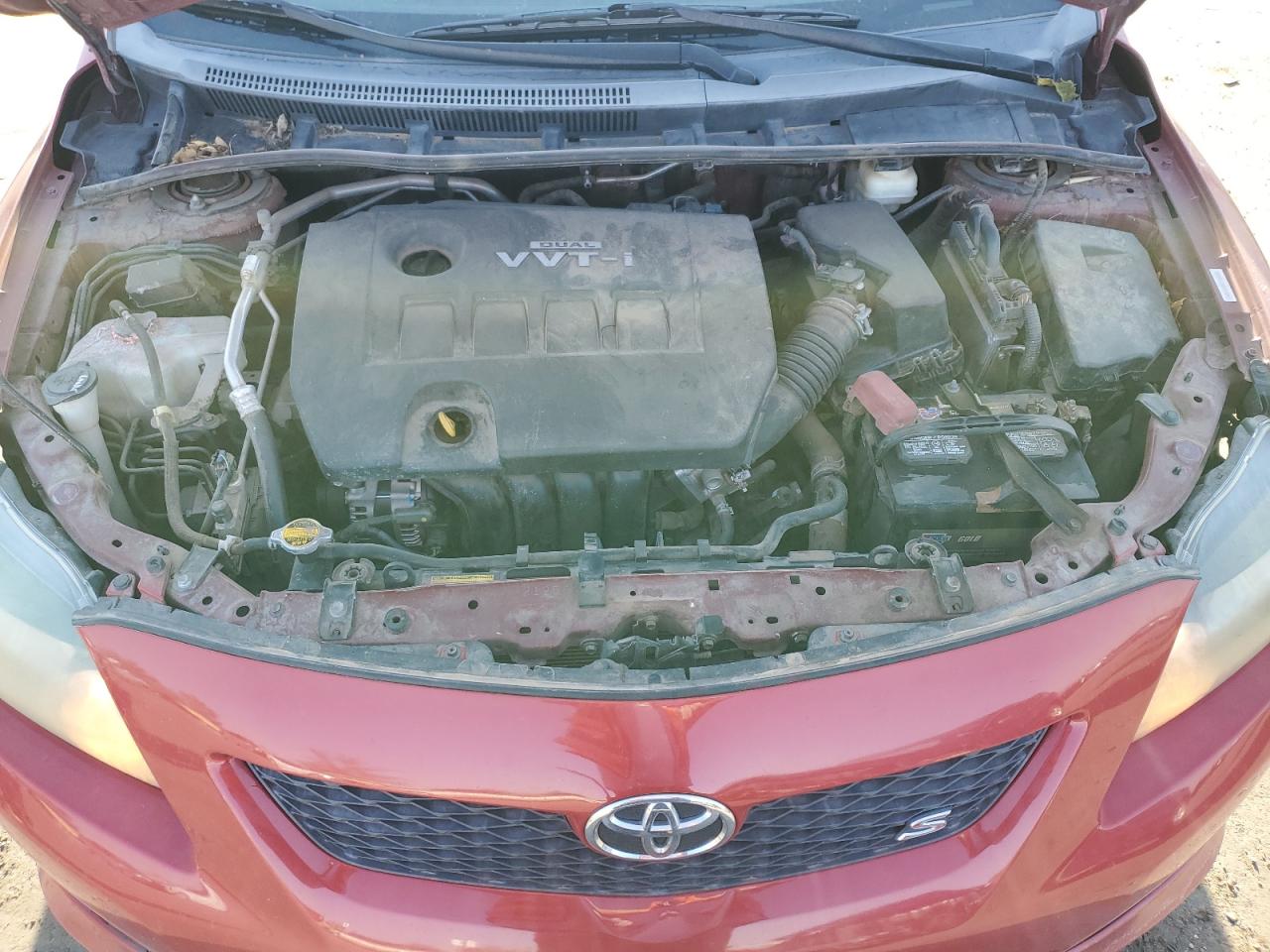 2009 Toyota Corolla VIN 1NXBU40E49Z050174 Copart auction photo, rear end / side damage thumbnail 11