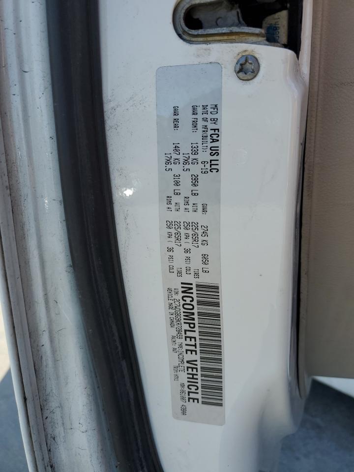 2019 Dodge Caravan VIN 2C7WDGBG9KR728459 Copart auction photo, front end / rear end damage thumbnail 14