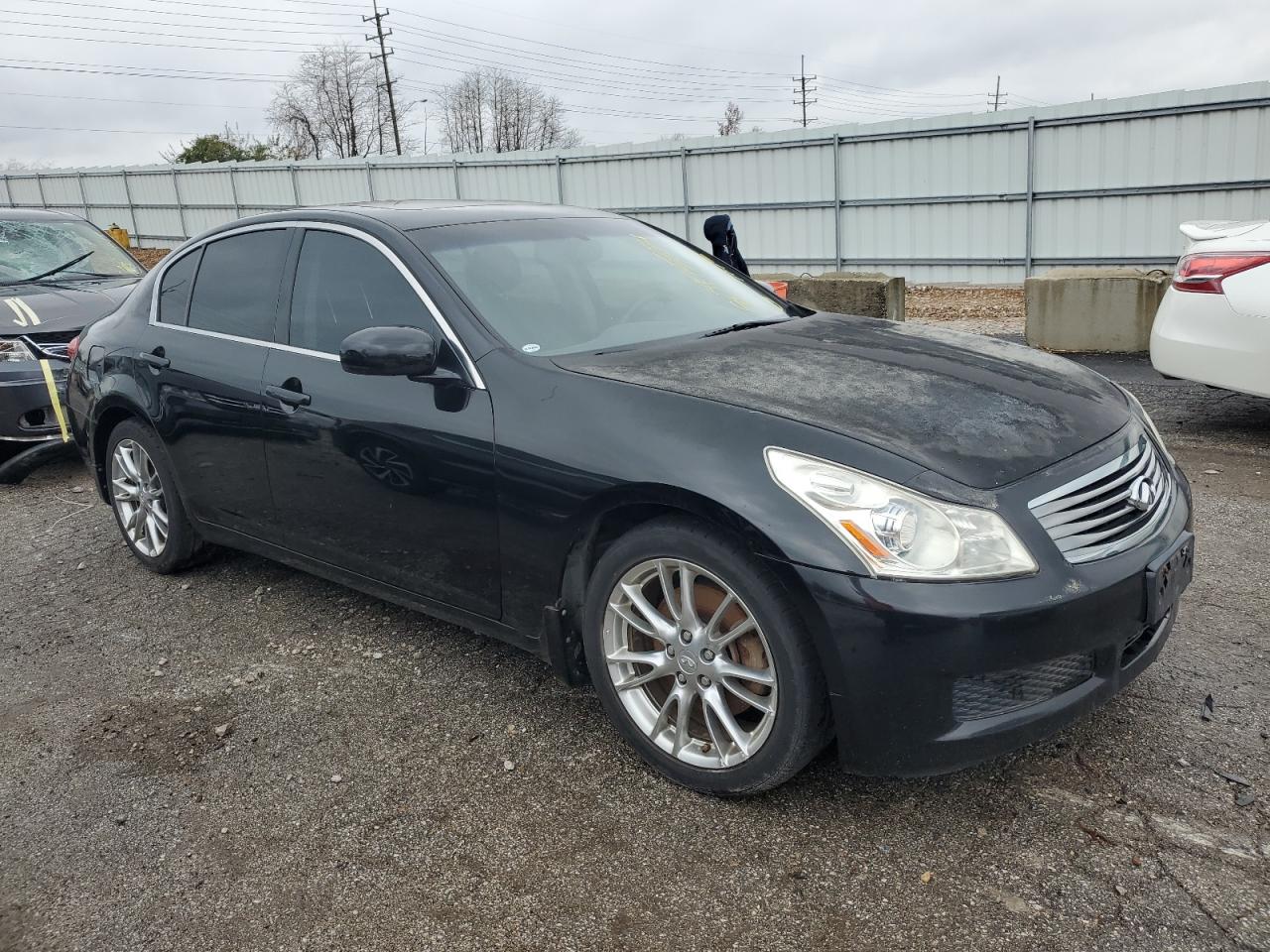 2008 Infiniti G VIN JNKBV61E88M213871 Copart auction photo, front end / side damage thumbnail 4