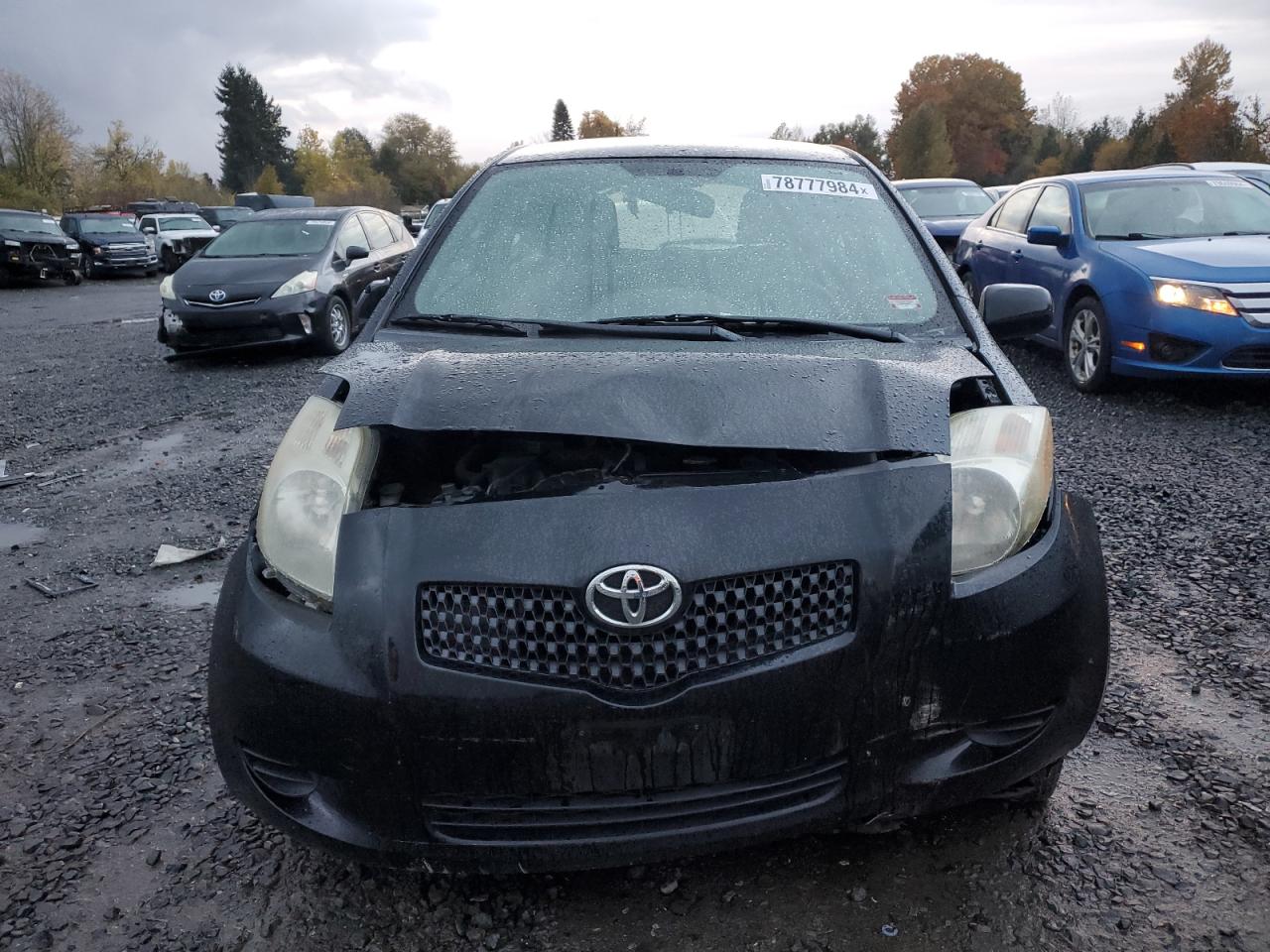2007 Toyota Yaris VIN JTDJT923175128106 Copart auction photo, all over damage thumbnail 5