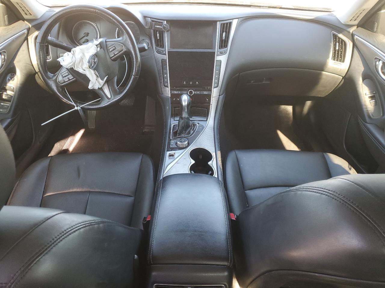2015 Infiniti Q50 VIN JN1BV7AR1FM421486 Copart auction photo, front end / undercarriage damage thumbnail 8