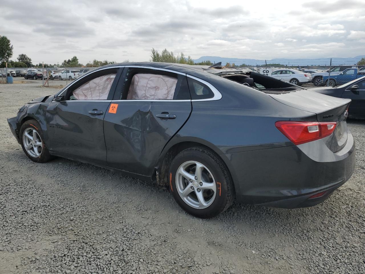 2017 Chevrolet Malibu VIN 1G1ZB5ST8HF232708 Copart auction photo, all over damage thumbnail 2