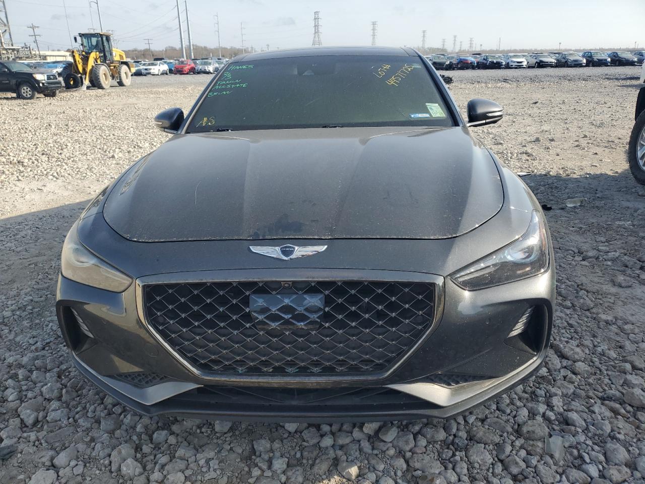 2019 Genesis G70 VIN KMTG34LE1KU024423 Copart auction photo, burn damage thumbnail 5