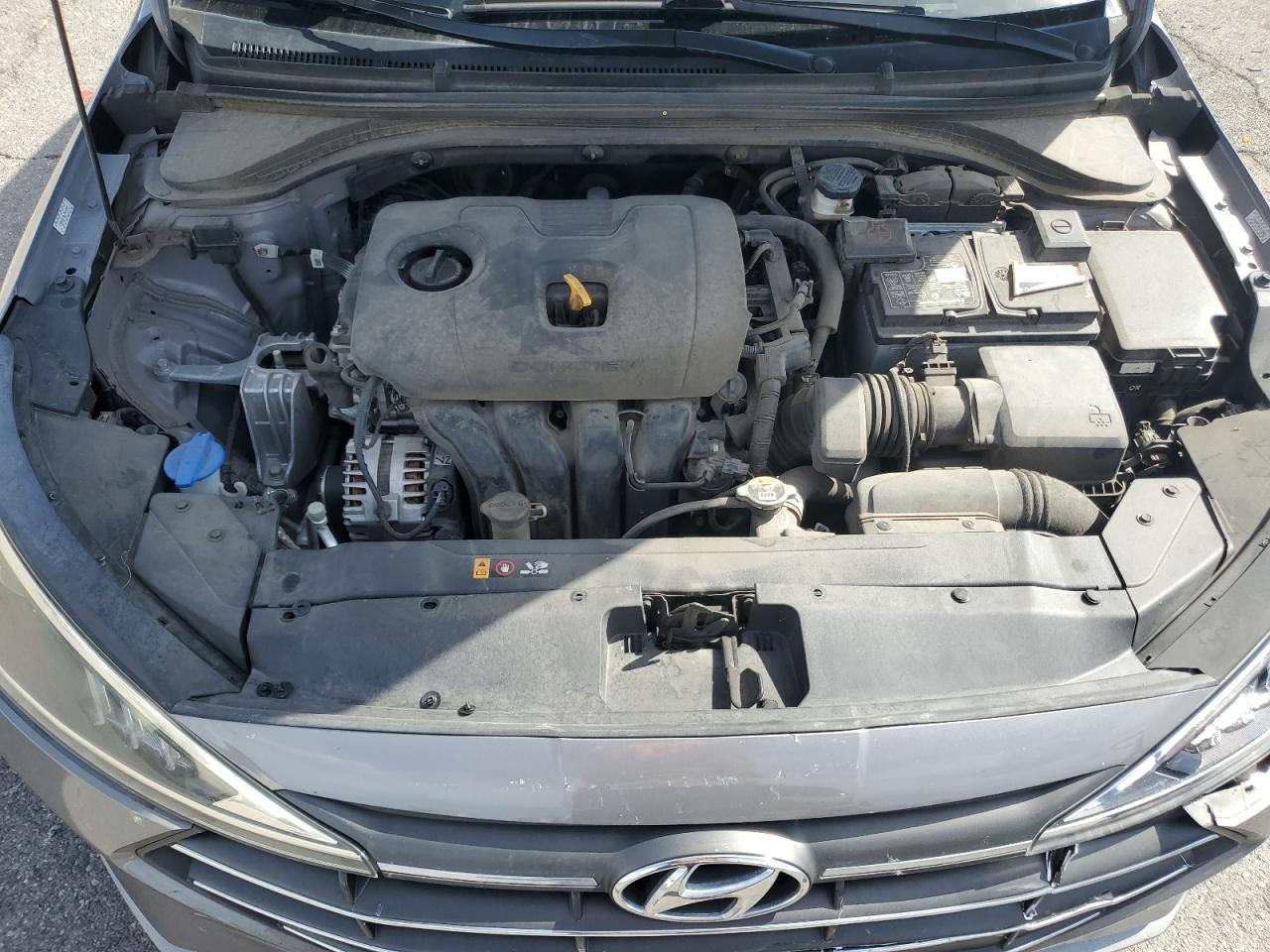 2020 Hyundai Elantra VIN KMHD74LF8LU070522 Copart auction photo, front end damage thumbnail 13