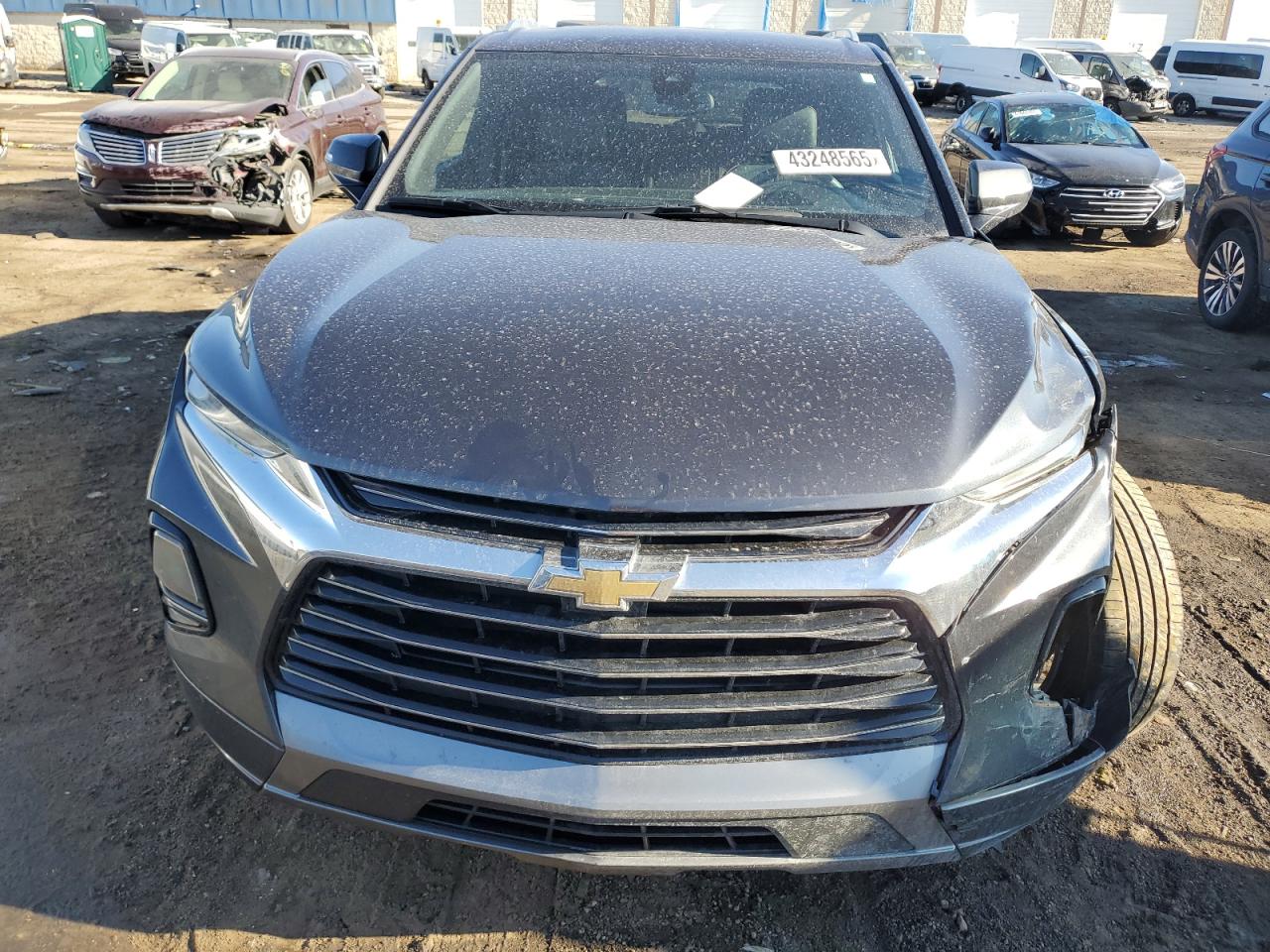 2022 Chevrolet Blazer VIN 3GNKBLR41NS198122 Copart auction photo, front end / undercarriage damage thumbnail 5