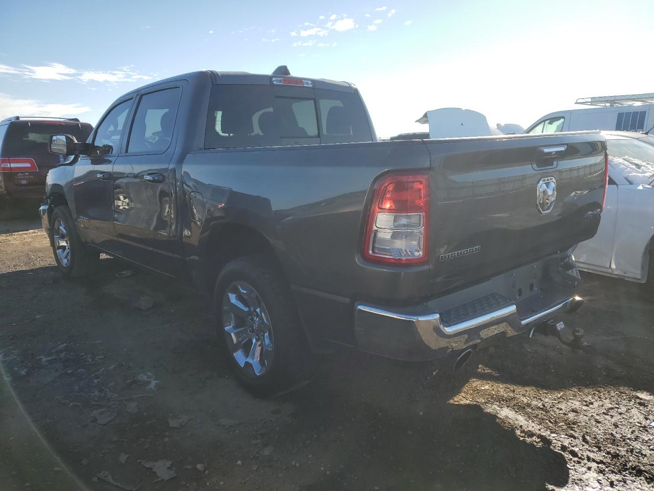 2019 RAM 1500 VIN 1C6SRFFT4KN573693 Copart auction photo, front end / rear end damage thumbnail 2