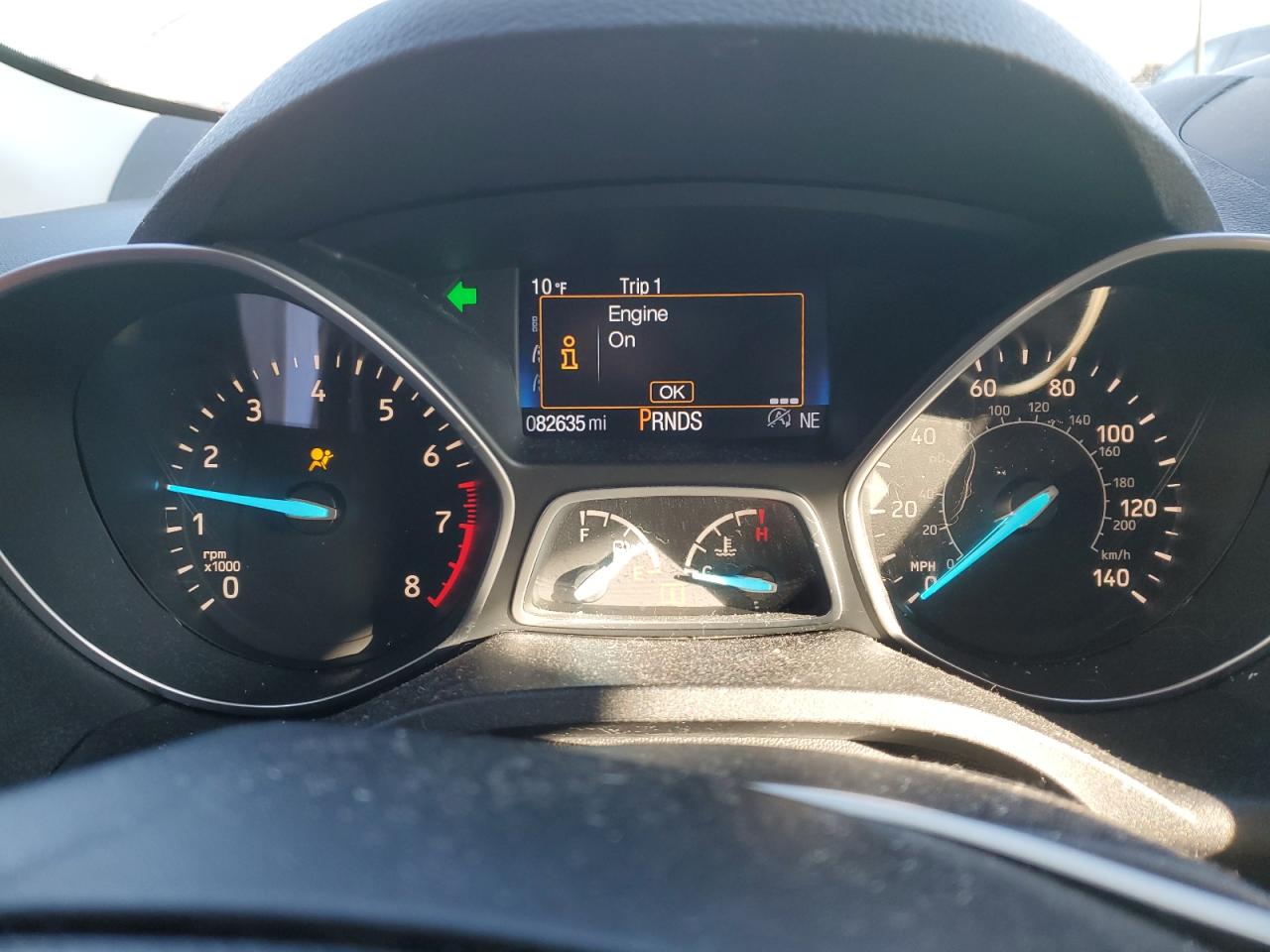 2017 Ford Escape VIN 1FMCU9G99HUB93808 Copart auction photo, rear end damage thumbnail 9