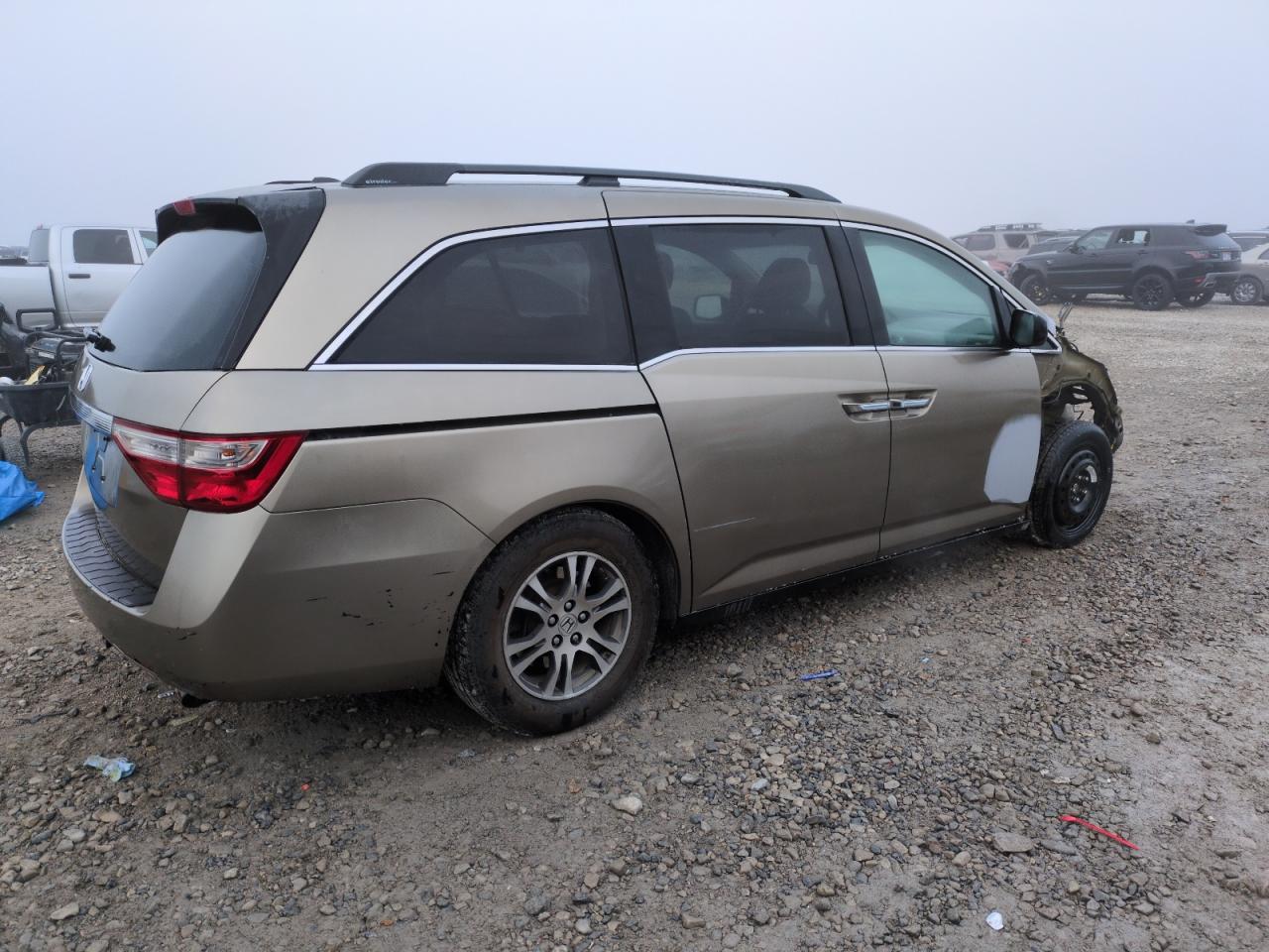2011 Honda Odyssey VIN 5FNRL5H61BB066825 Copart auction photo, front end damage thumbnail 3