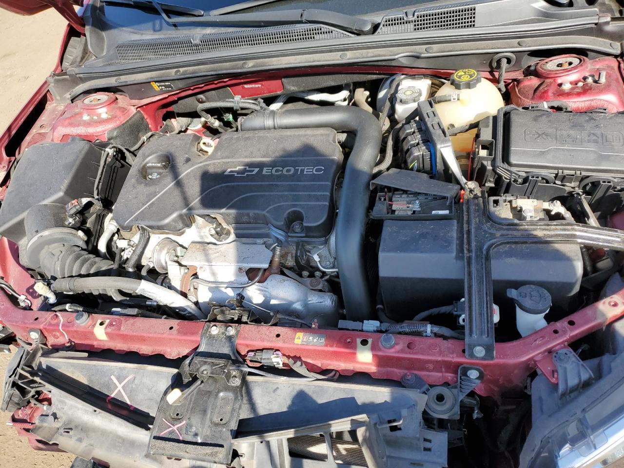 2017 Chevrolet Malibu VIN 1G1ZE5ST1HF166798 Copart auction photo, front end damage thumbnail 11