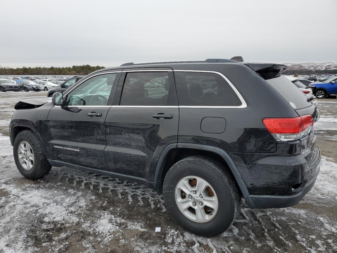 2016 Jeep Grand Cherokee VIN 1C4RJFAG5GC354916 Copart auction photo, front end / side damage thumbnail 2