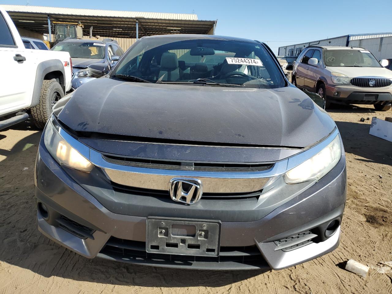 2017 Honda Civic VIN 2HGFC3B31HH355200 Copart auction photo, side damage thumbnail 5