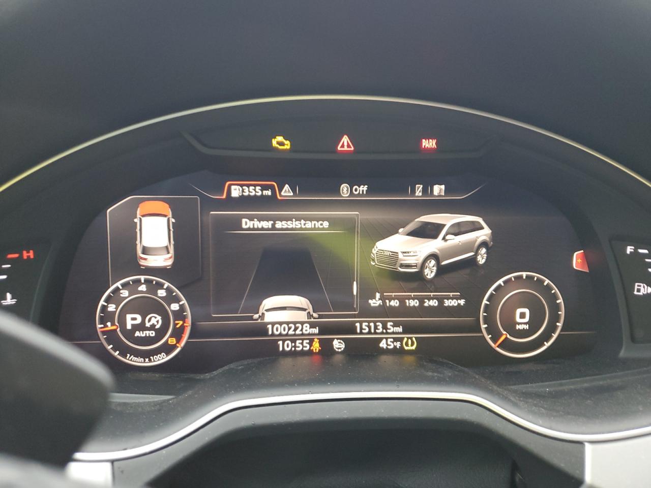 2018 Audi Q7 VIN WA1LHAF70JD012587 Copart auction photo, front end damage thumbnail 9