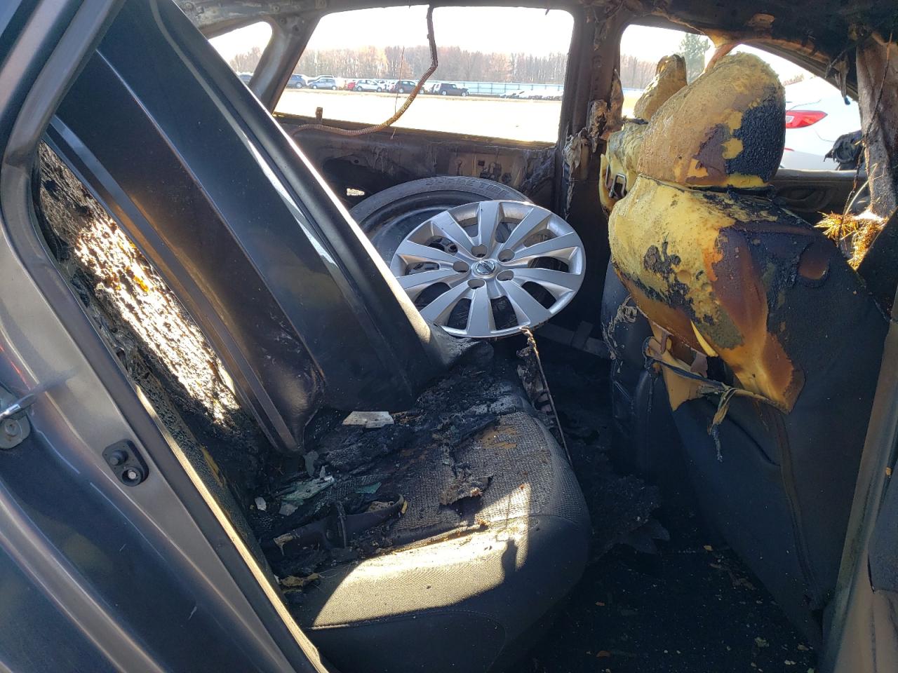2019 Nissan Sentra VIN 3N1AB7AP4KY416535 Copart auction photo, side / burn damage thumbnail 11