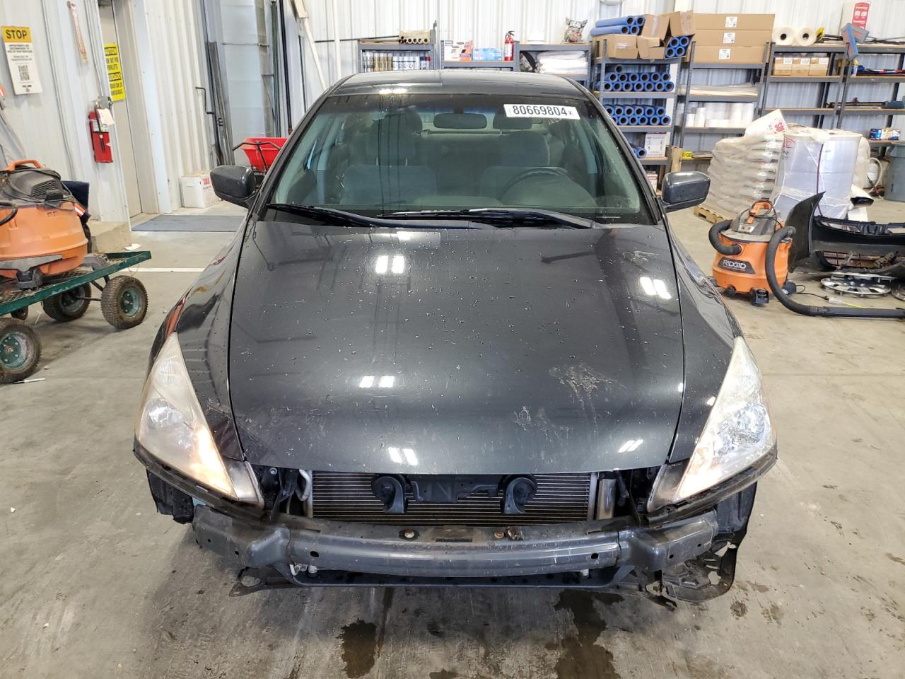 2006 Honda Accord VIN 3HGCM56456G708100 Copart auction photo, front end / side damage thumbnail 5