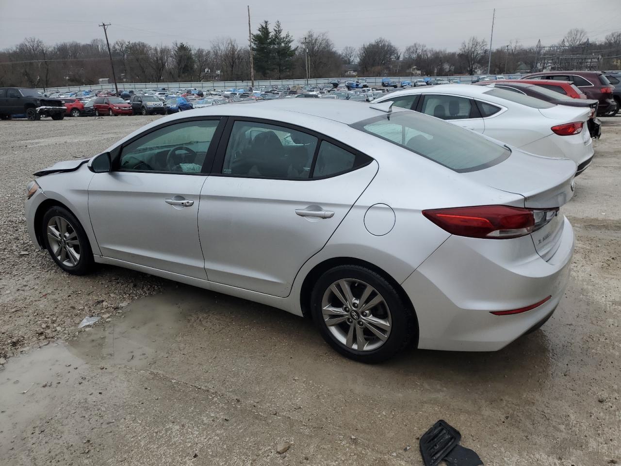 2018 Hyundai Elantra VIN KMHD84LF2JU505383 Copart auction photo, front end damage thumbnail 2