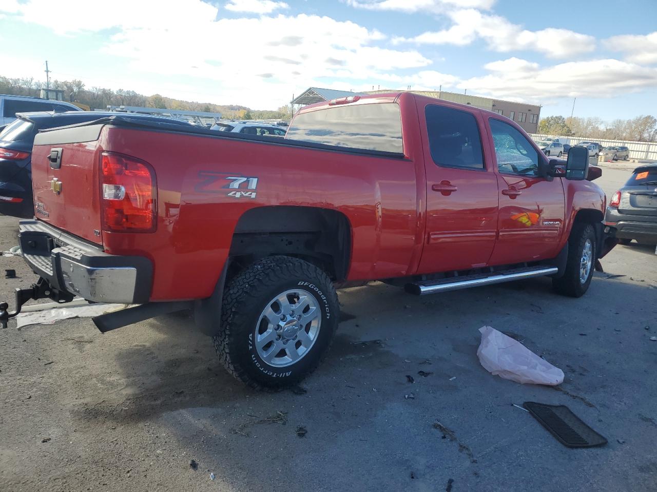 2012 Chevrolet Silverado VIN 1GC1KYEGXCF164232 Copart auction photo, front end damage thumbnail 3