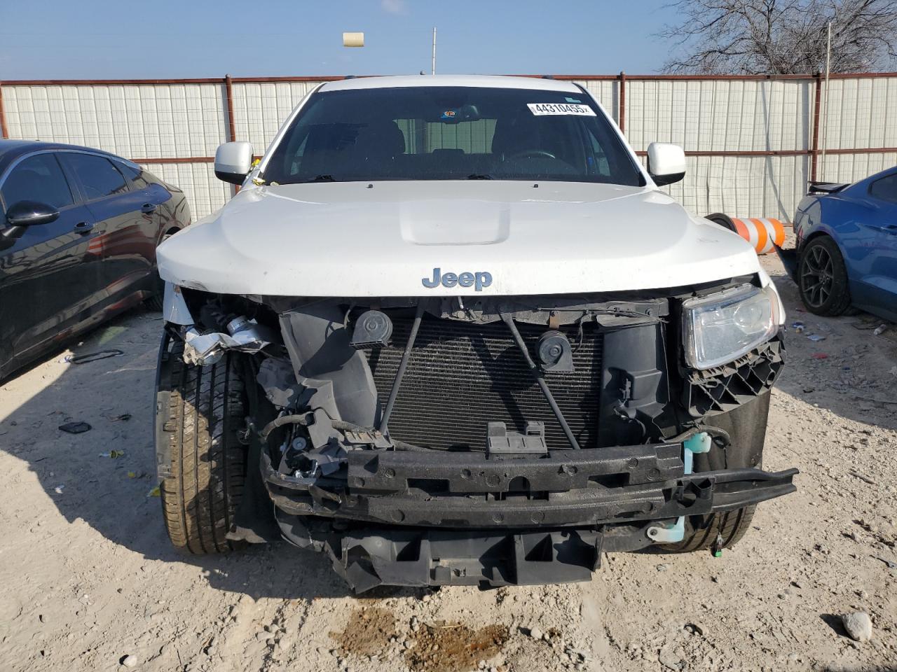 2016 Jeep Grand Cherokee VIN 1C4RJEAG7GC382615 Copart auction photo, frame damage / front end damage thumbnail 5