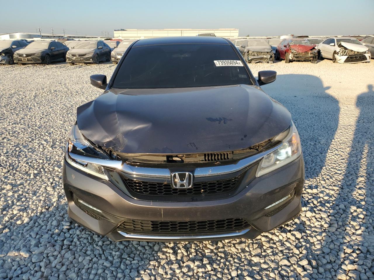 2017 Honda Accord VIN 1HGCR2F55HA127528 Copart auction photo, rear end / front end damage thumbnail 5