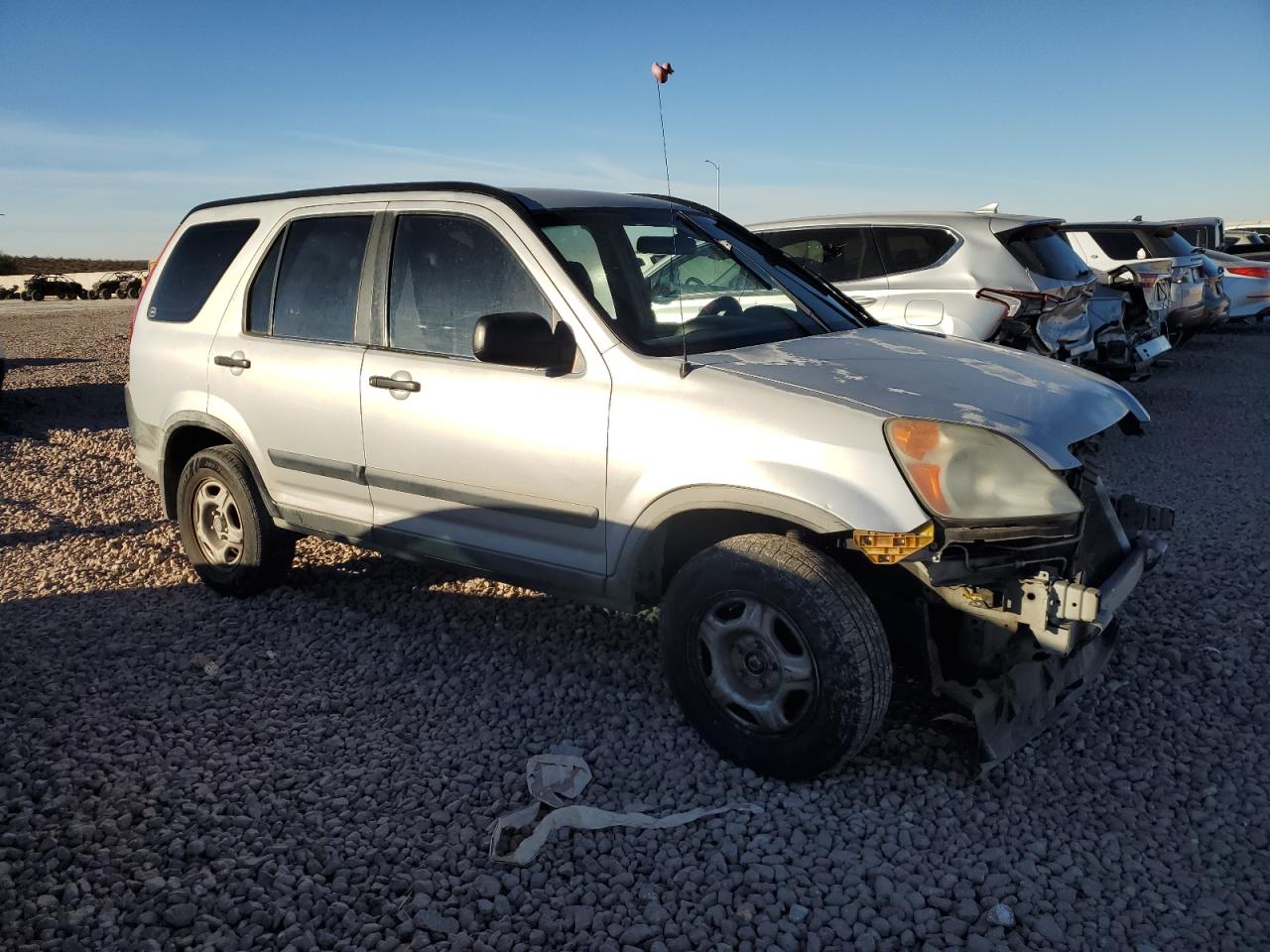 2004 Honda CR-V VIN JHLRD68514C013989 Copart auction photo, front end damage thumbnail 4