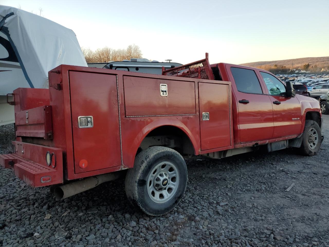 2015 Chevrolet Silverado VIN 1GB4KYC88FF112745 Copart auction photo, front end / undercarriage damage thumbnail 3