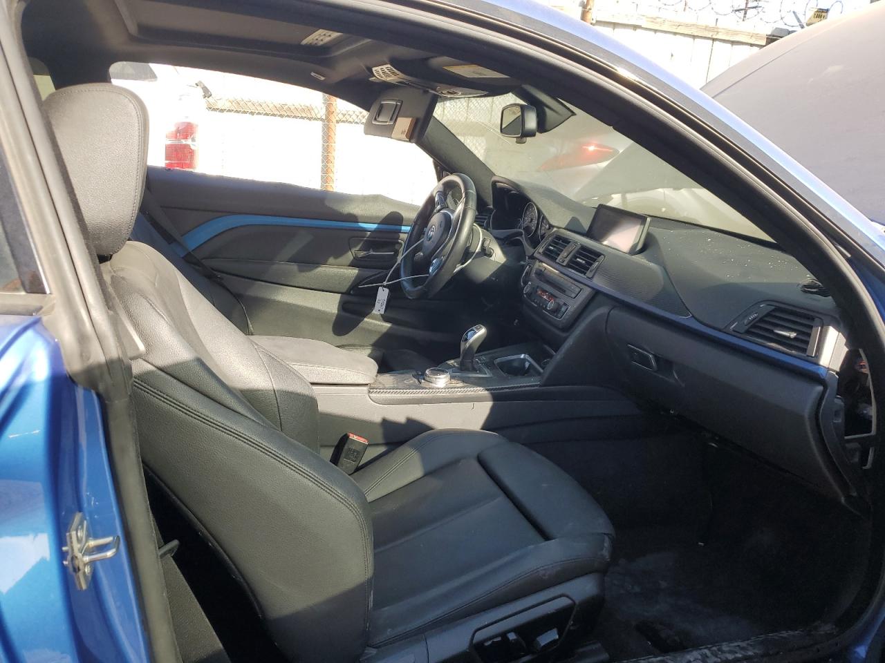 2014 BMW 4er VIN WBA3N7C56EF718698 Copart auction photo, side / front end damage thumbnail 7
