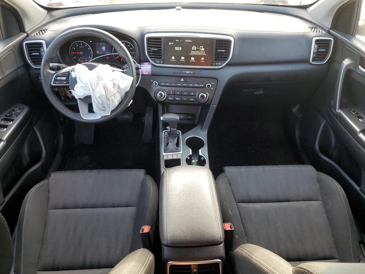2021 KIA Sportage VIN KNDPMCAC9M7927461 Copart auction photo, front end / side damage thumbnail 8