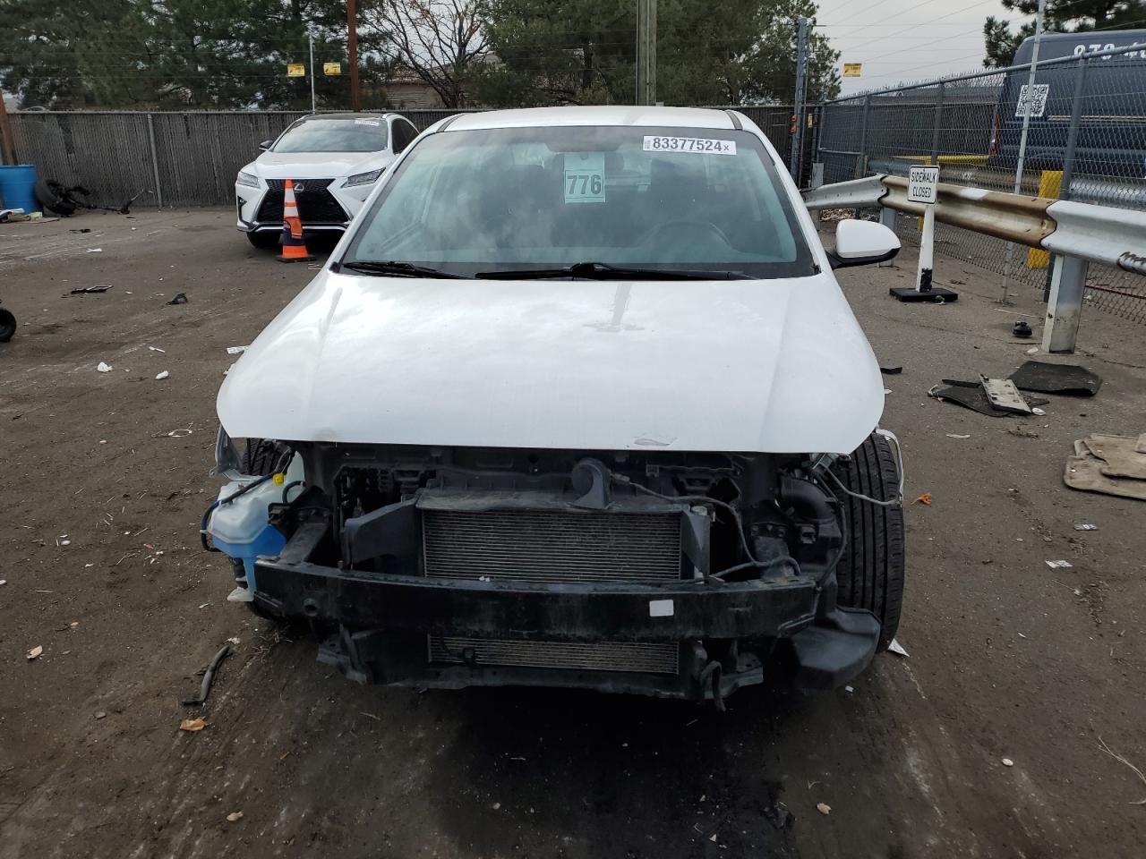 2021 Hyundai Accent VIN 3KPC24A67ME129870 Copart auction photo, front end damage thumbnail 5