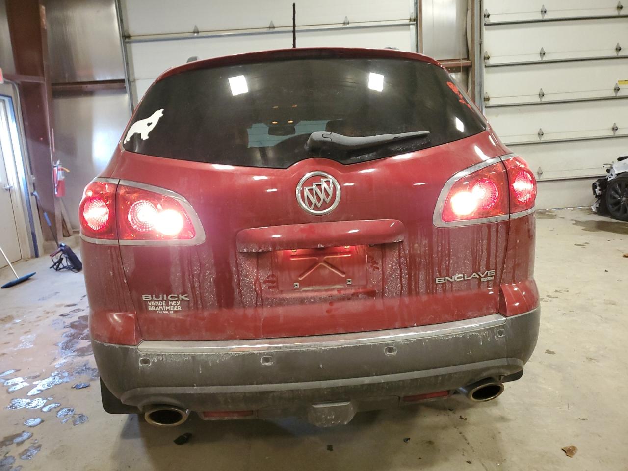 2012 Buick Enclave VIN 5GAKVCED6CJ232724 Copart auction photo, front end / undercarriage damage thumbnail 6