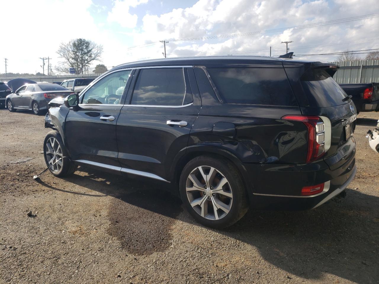 2021 Hyundai Palisade VIN KM8R5DHE6MU280923 Copart auction photo, front end damage thumbnail 2
