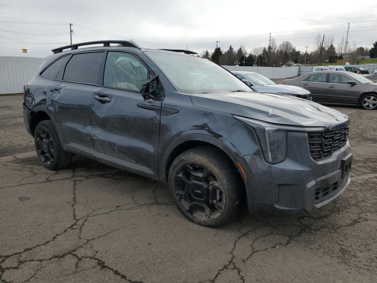 2024 KIA Sorento VIN 5XYRKDJFXRG270680 Copart auction photo, all over / top/roof damage thumbnail 4