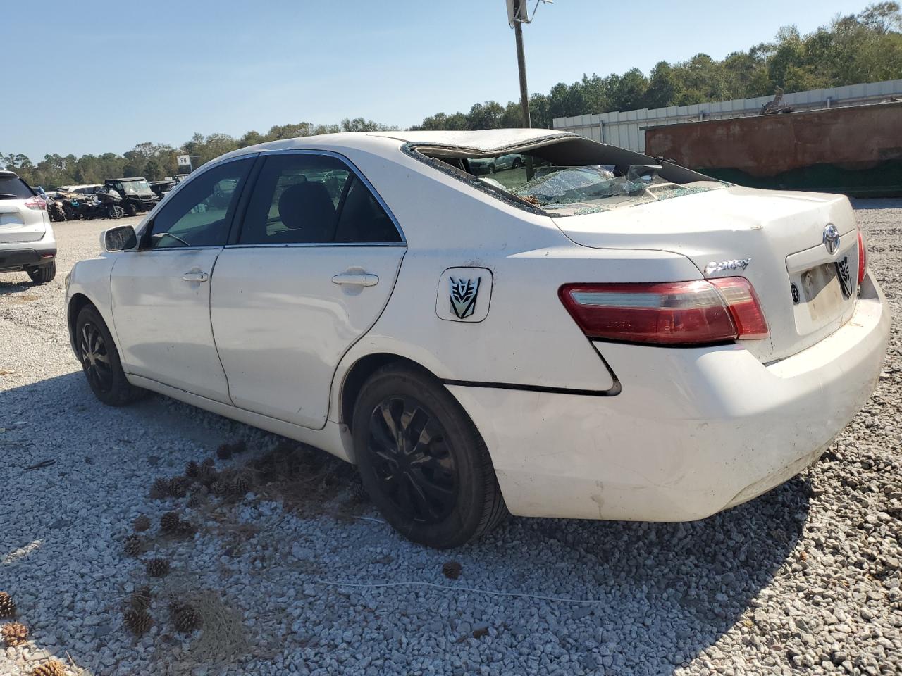 2007 Toyota Camry VIN 4T1BE46K47U501322 Copart auction photo, rear end / top/roof damage thumbnail 2