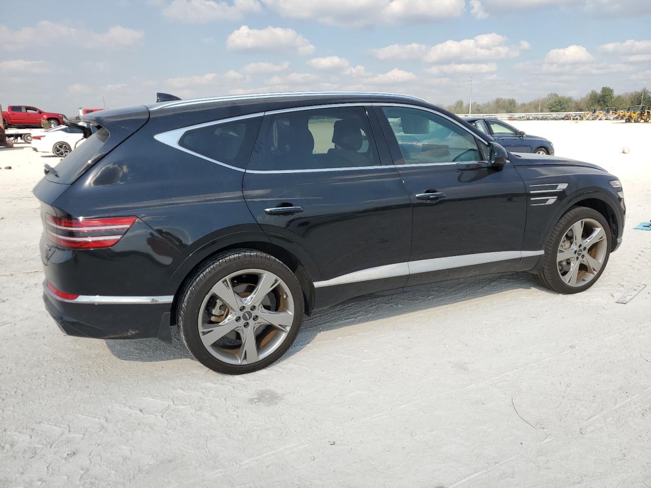 2021 Genesis Gv80 VIN KMUHCESC7MU056379 Copart auction photo, water/flood damage thumbnail 3