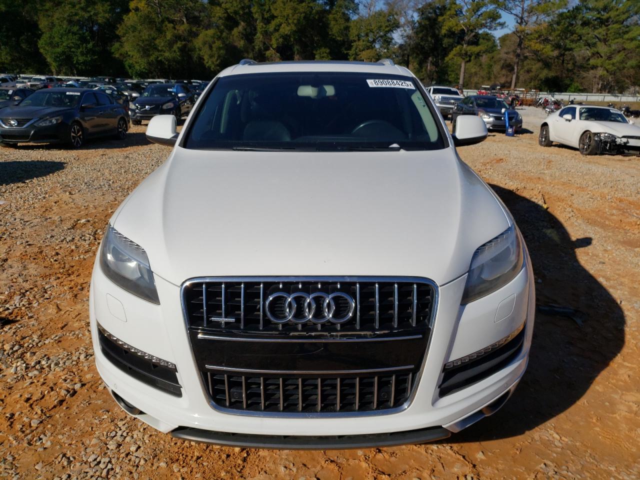 2014 Audi Q7 VIN WA1LGAFE2ED020942 Copart auction photo, side damage thumbnail 5
