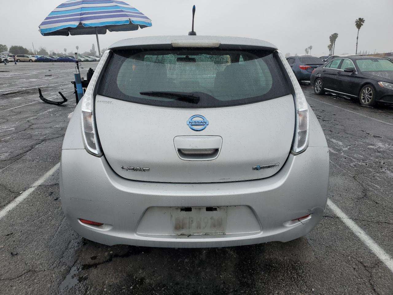 2013 Nissan Leaf VIN 1N4AZ0CP4DC408031 Copart auction photo, front end damage thumbnail 6