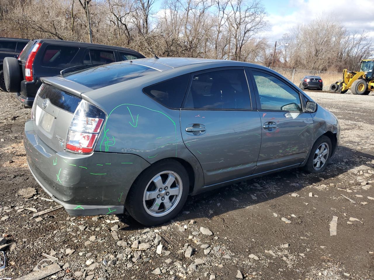 2004 Toyota Prius VIN JTDKB22U540101992 Copart auction photo, front end / minor dent/scratches damage thumbnail 3