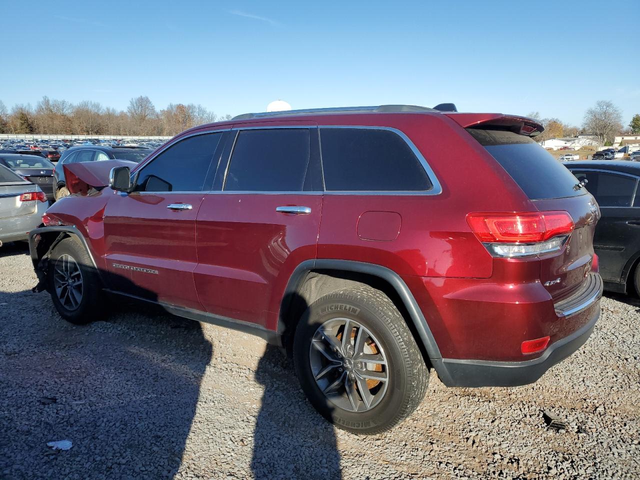 2018 Jeep Grand Cherokee VIN 1C4RJFBG4JC441325 Copart auction photo, front end damage thumbnail 2