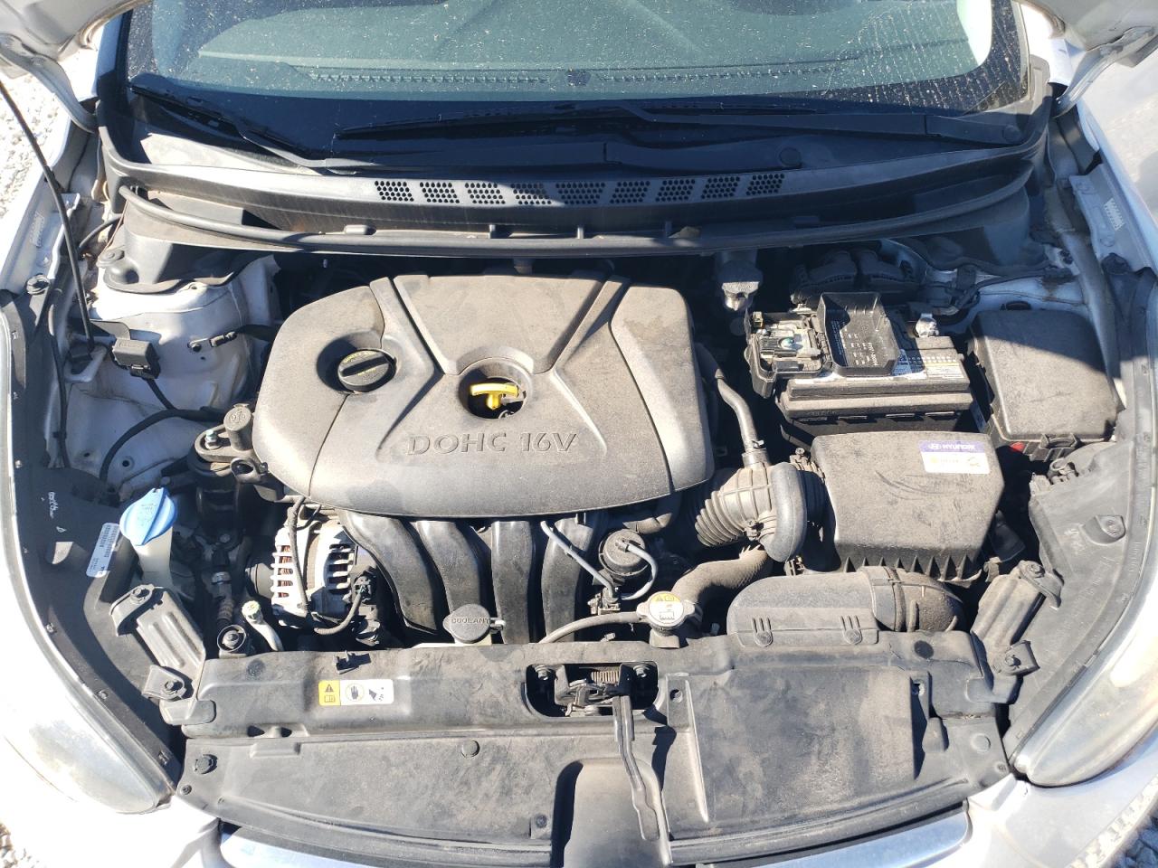 2015 Hyundai Elantra VIN KMHDH4AE5FU438053 Copart auction photo, rear end / minor dent/scratches damage thumbnail 11