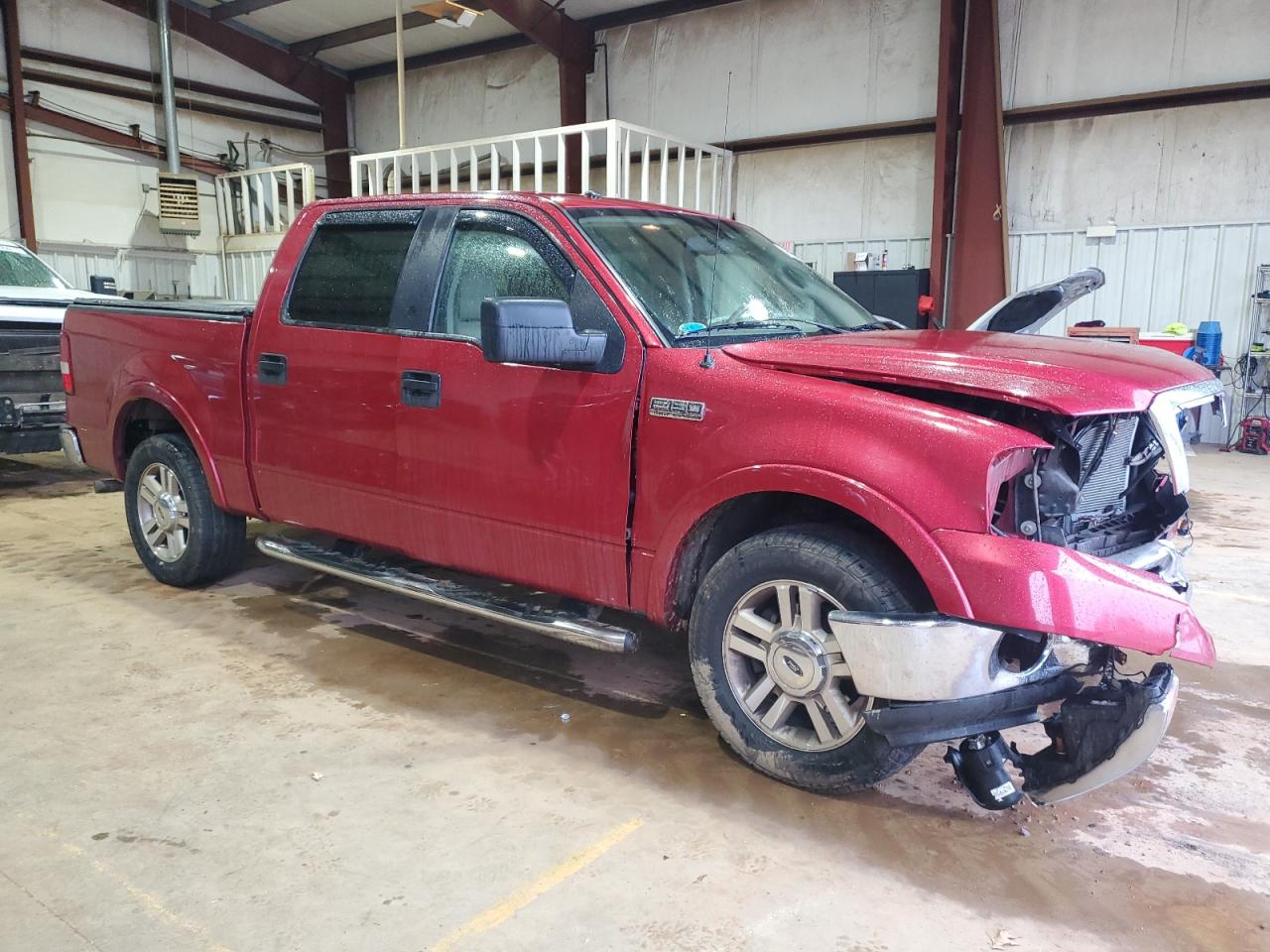 2008 Ford F-150 VIN 1FTPW12V58FB19313 Copart auction photo, front end / mechanical damage thumbnail 4