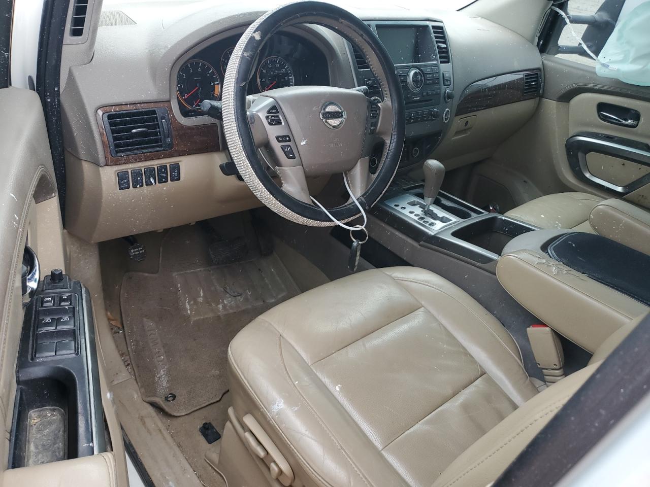 2015 Nissan Armada VIN 5N1BA0ND8FN621964 Copart auction photo, front end damage thumbnail 8
