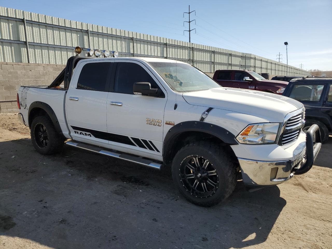 2014 RAM 1500 VIN 1C6RR6LT2ES167968 Copart auction photo, front end damage thumbnail 4