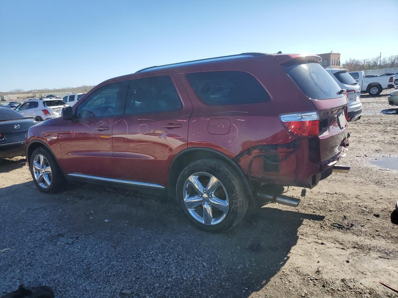 2013 Dodge Durango VIN 1C4RDHAG0DC692769 Copart auction photo, rear end damage thumbnail 2