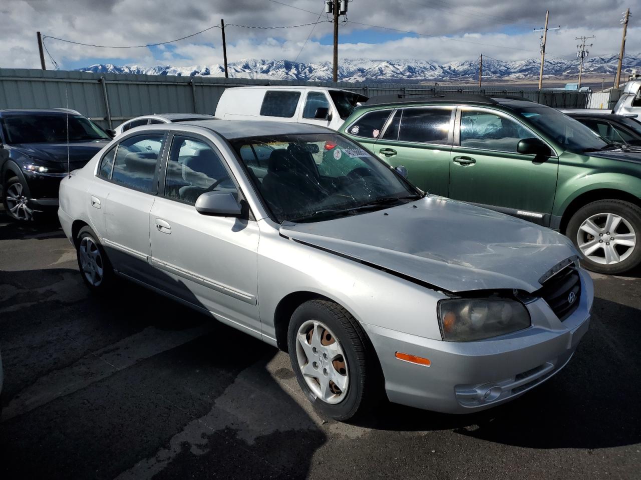 2006 Hyundai Elantra VIN KMHDN46D66U371925 Copart auction photo, front end damage thumbnail 4