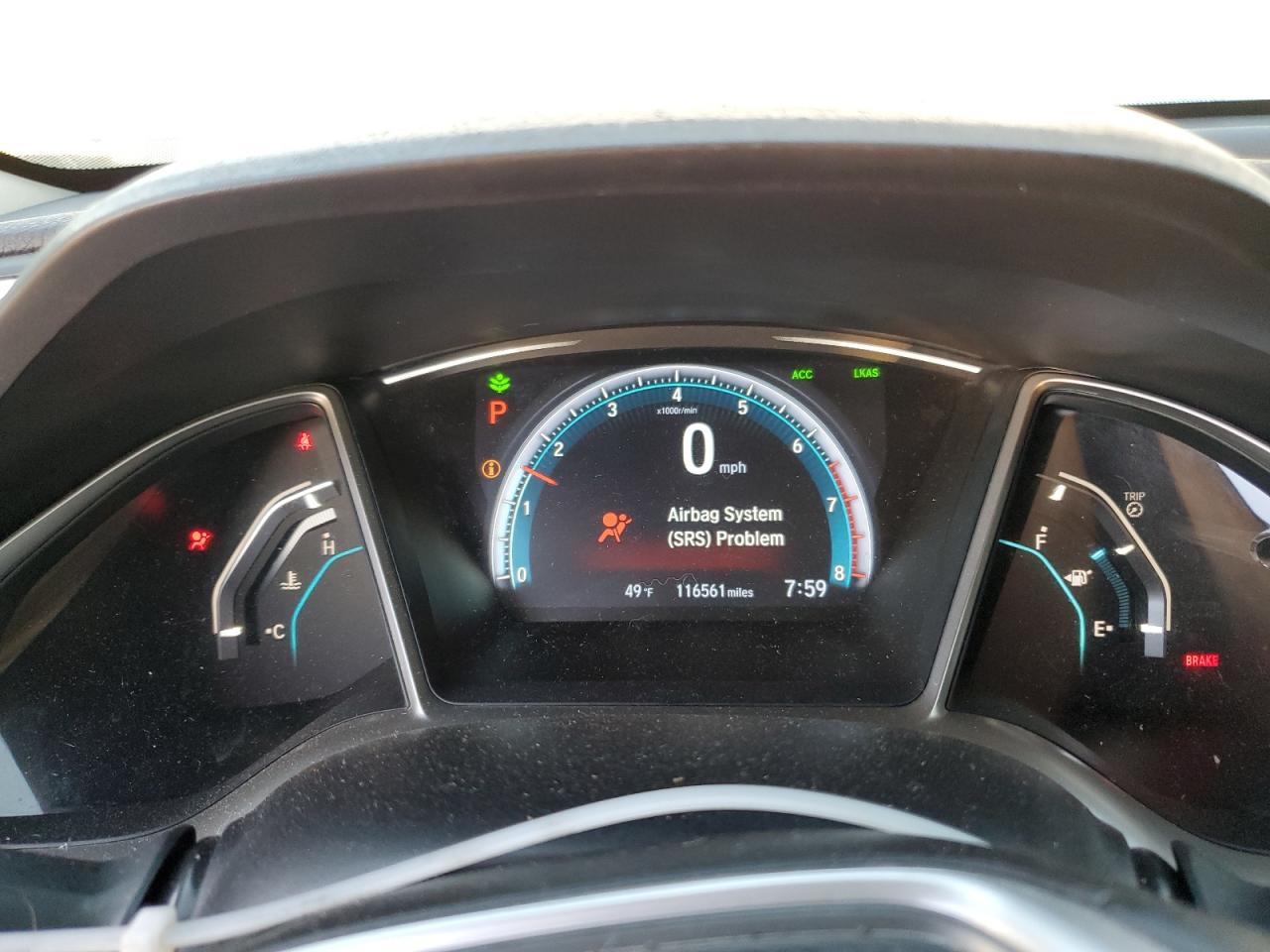 2016 Honda Civic VIN 2HGFC1F95GH655176 Copart auction photo, front end damage thumbnail 9