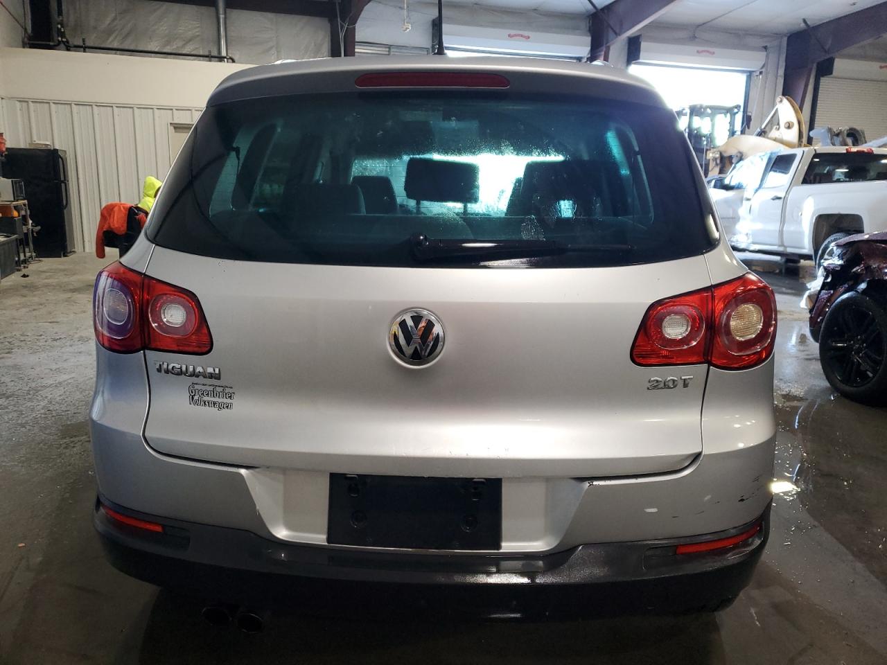 2009 Volkswagen Tiguan VIN WVGAV75N89W524389 Copart auction photo, side damage thumbnail 6